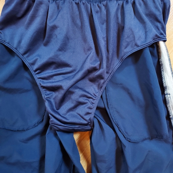 Starter Mens Dri Star Swim Shorts Size Medium Navy Blue Pockets - Picture 7 of 7